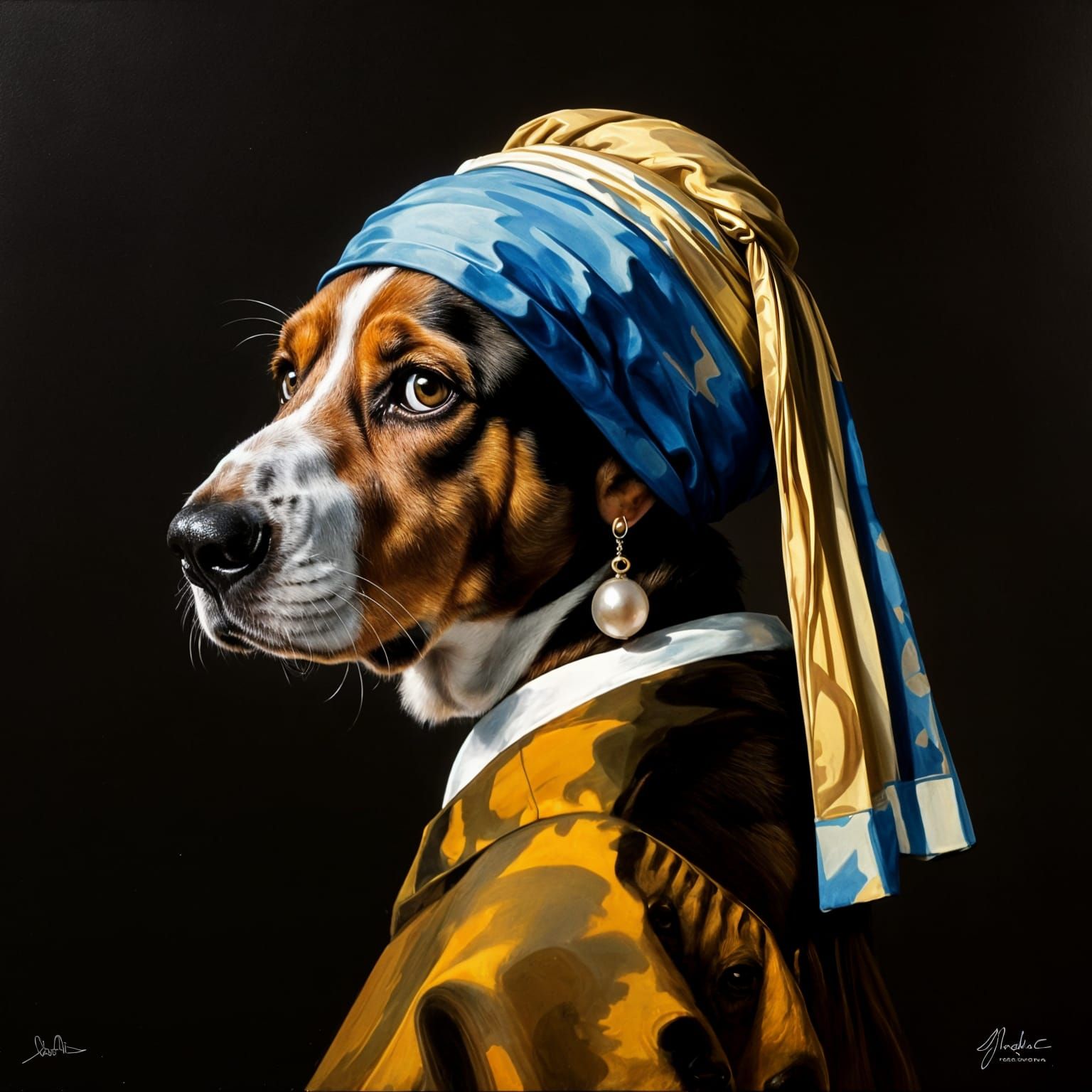 Good Boy With A Pearl Earring  by @lyndz