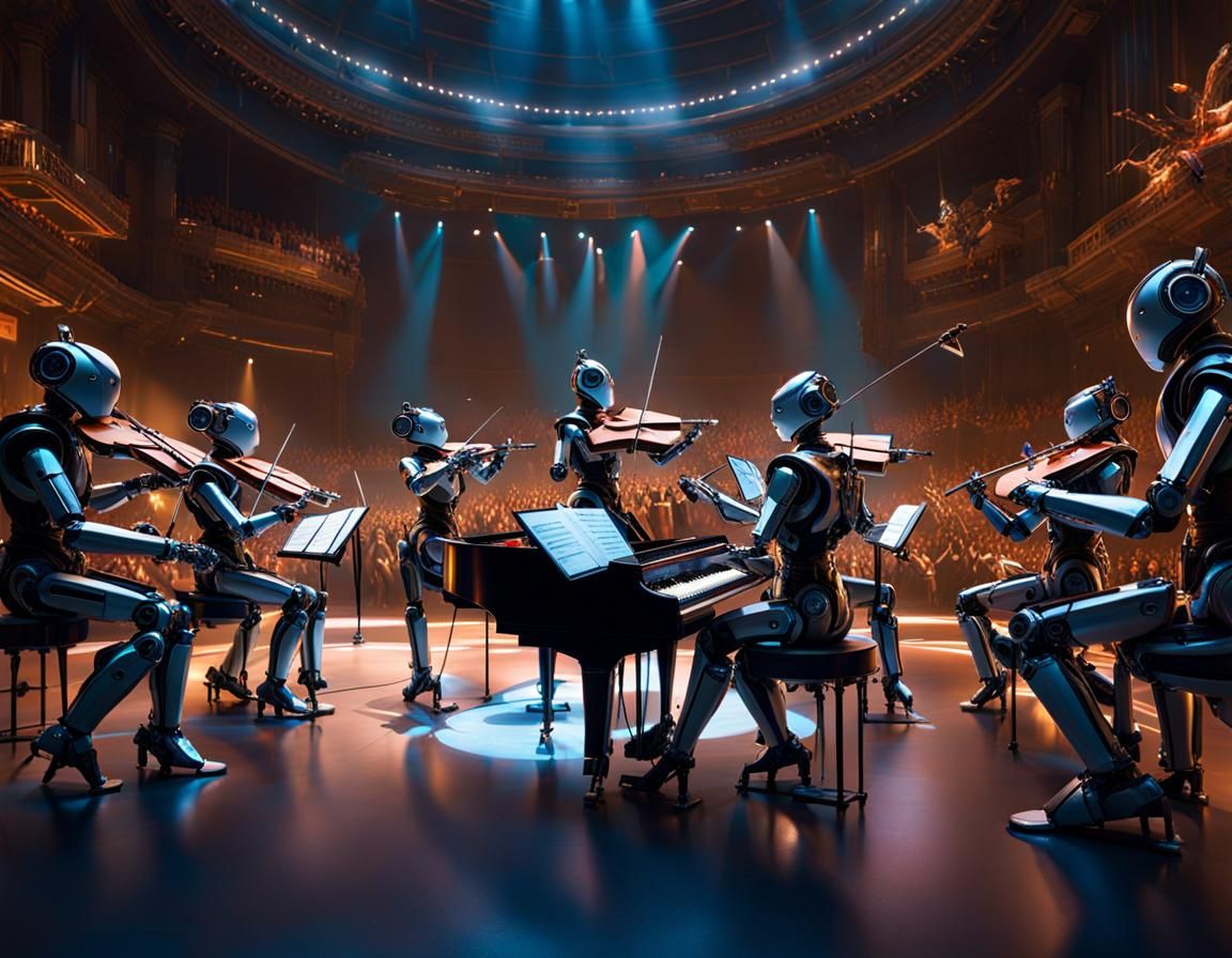 Robot Orchestra  by @Scriosadh