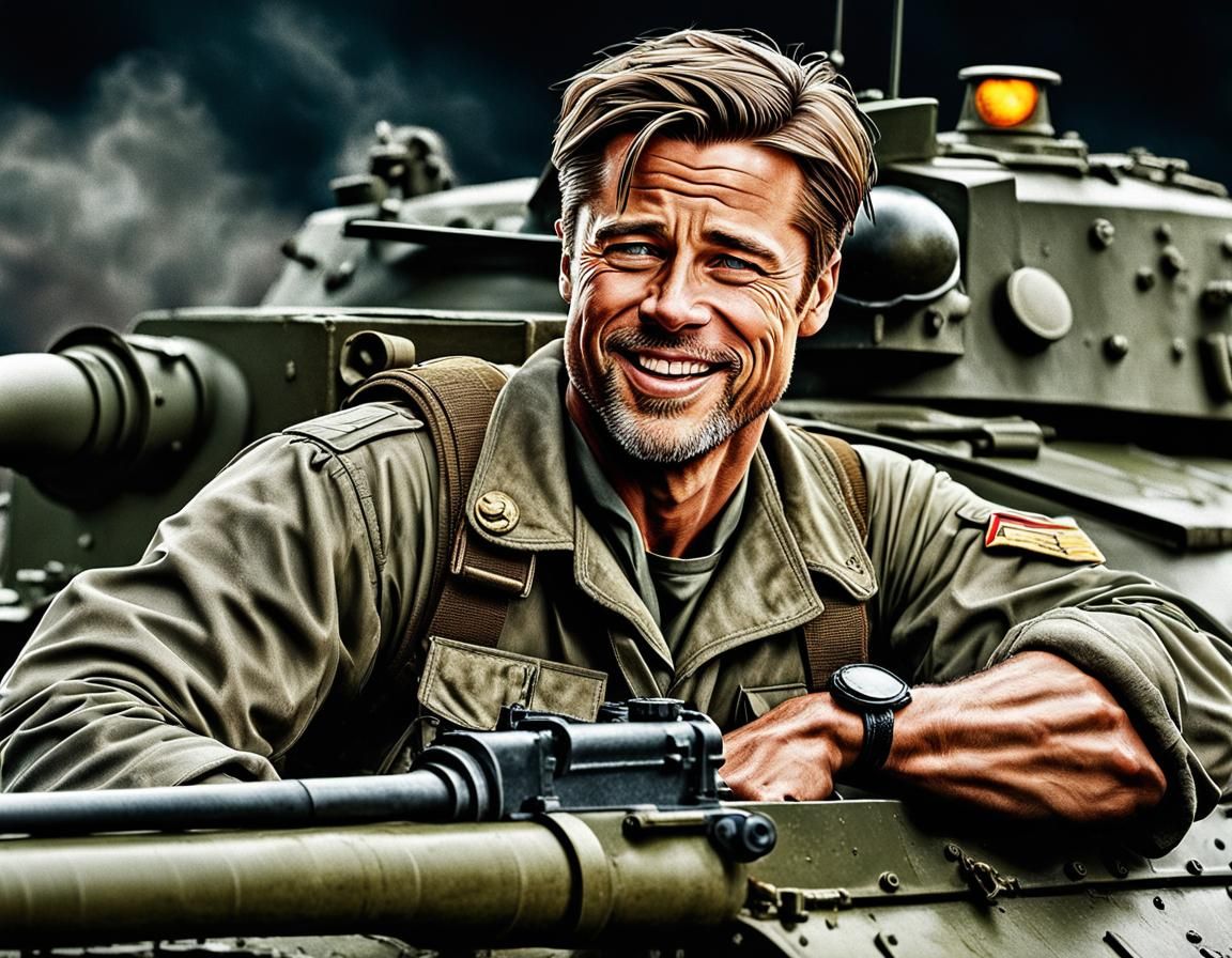 Brad Pitt in his pitt.