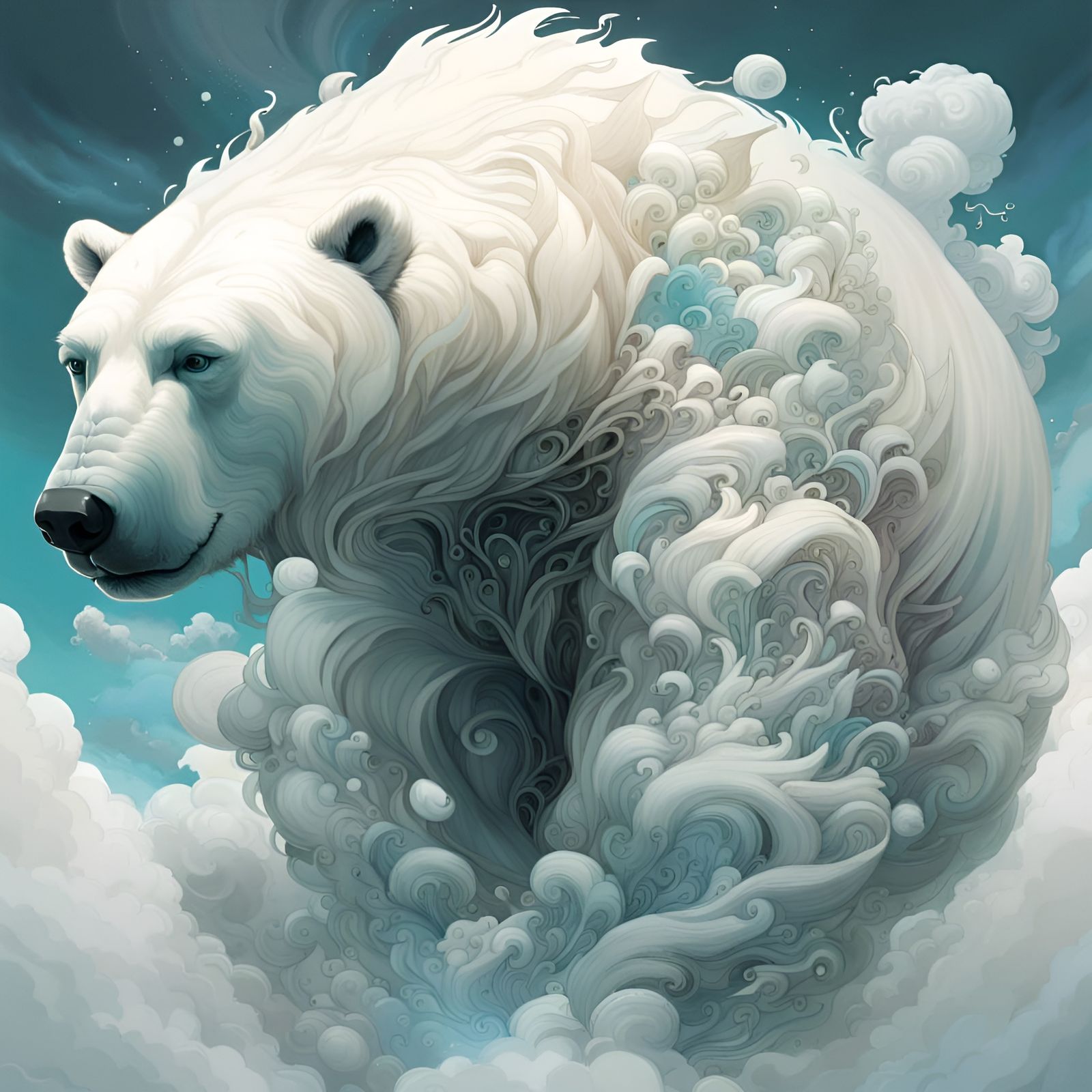 Polar bear cloud