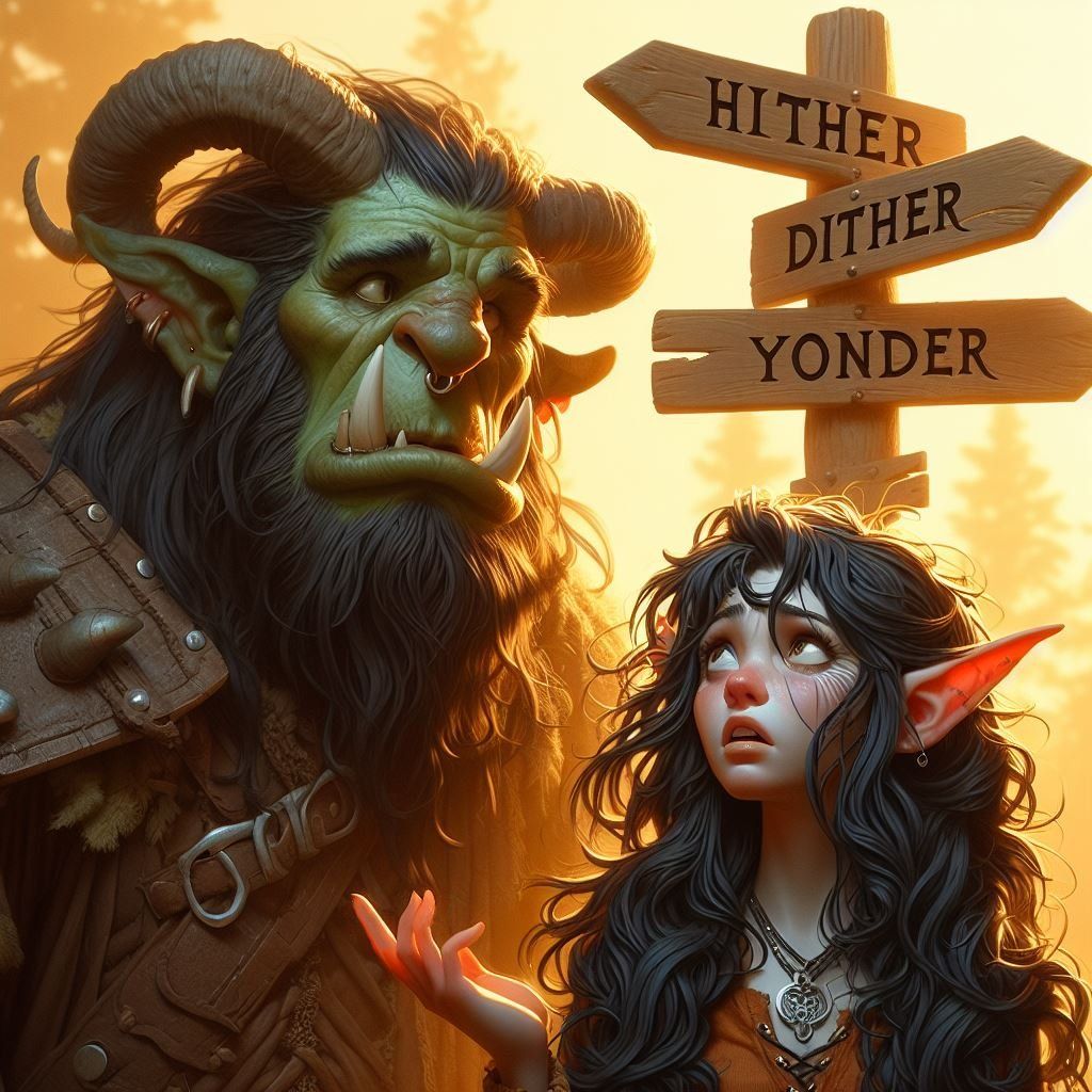 Hither, Dither and Yonder