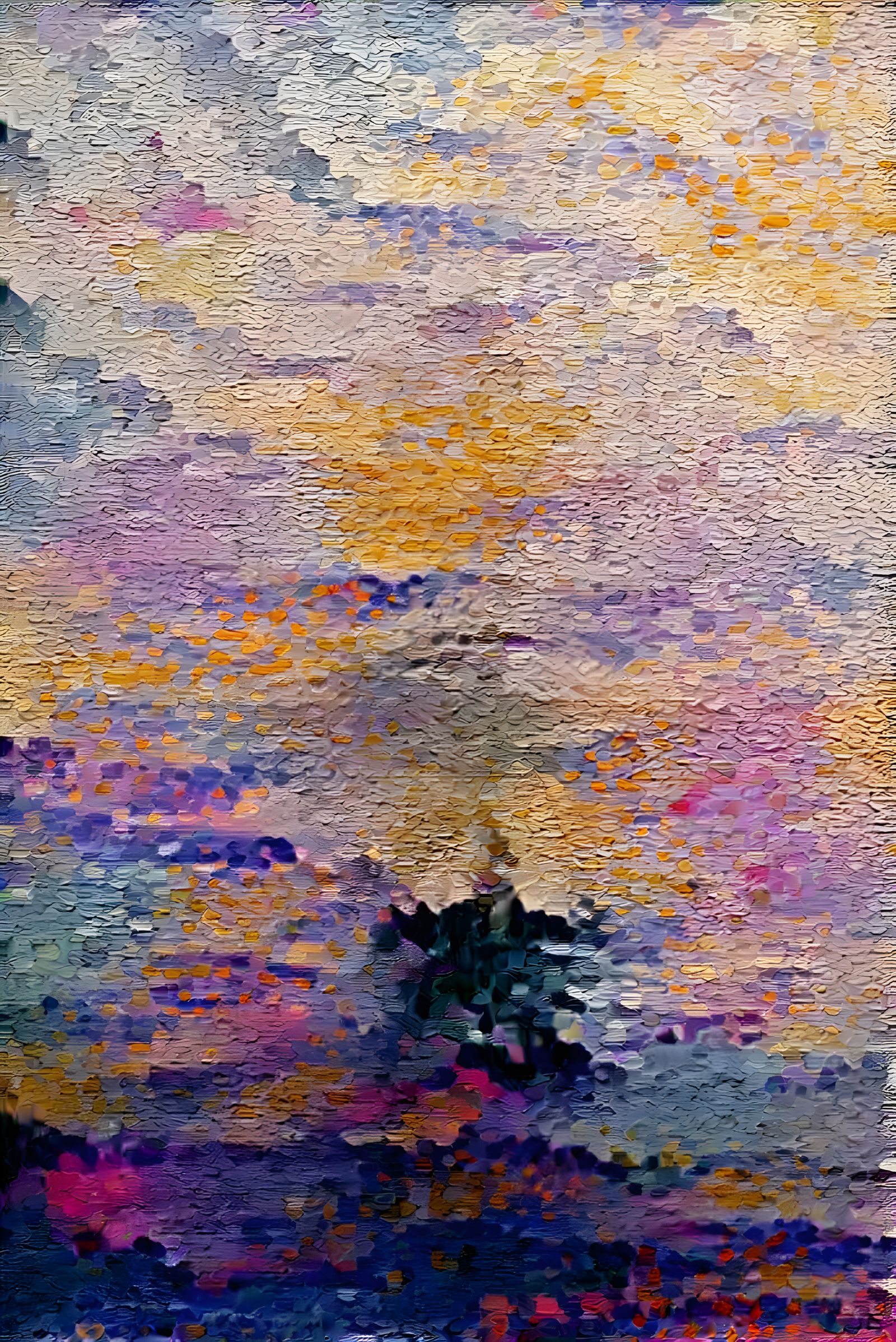 Used an old algo turn an image into a painting feature..