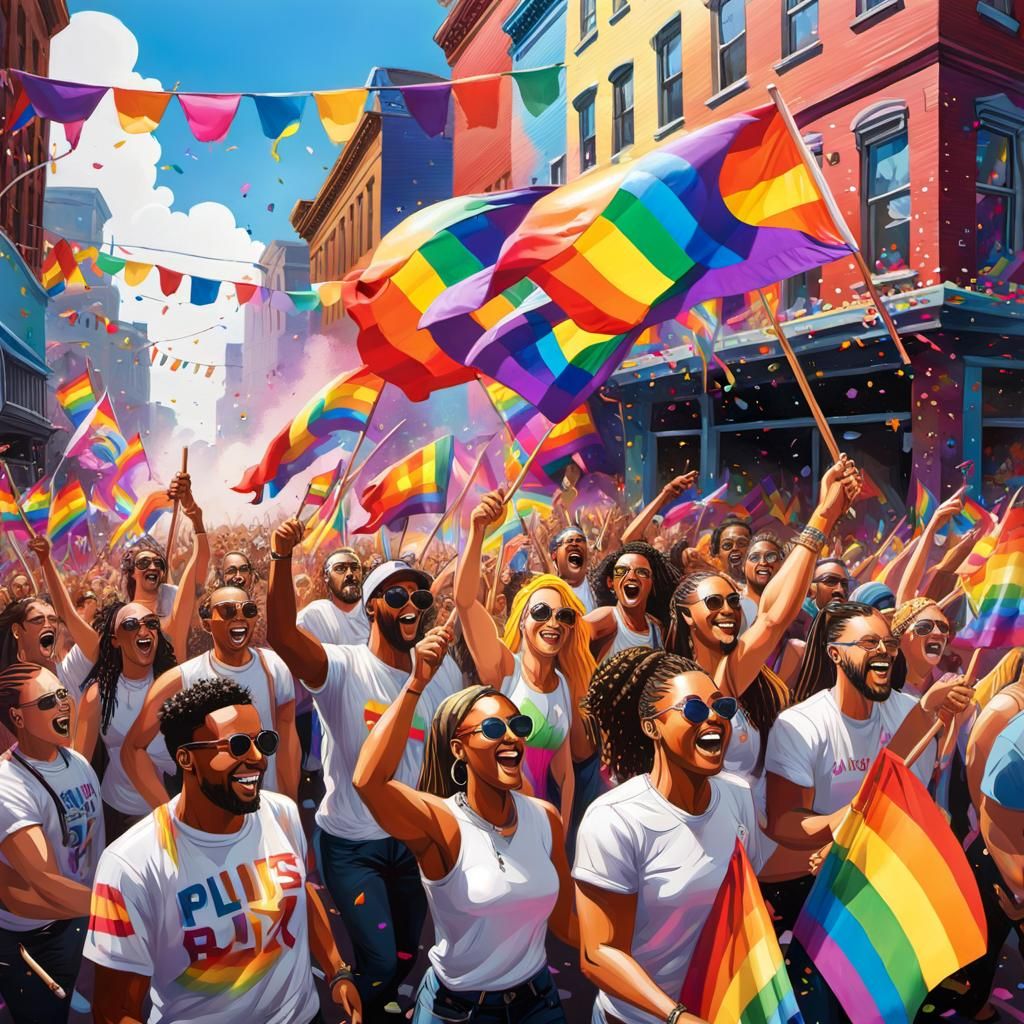 Rainbow Celebration  by @Daley H