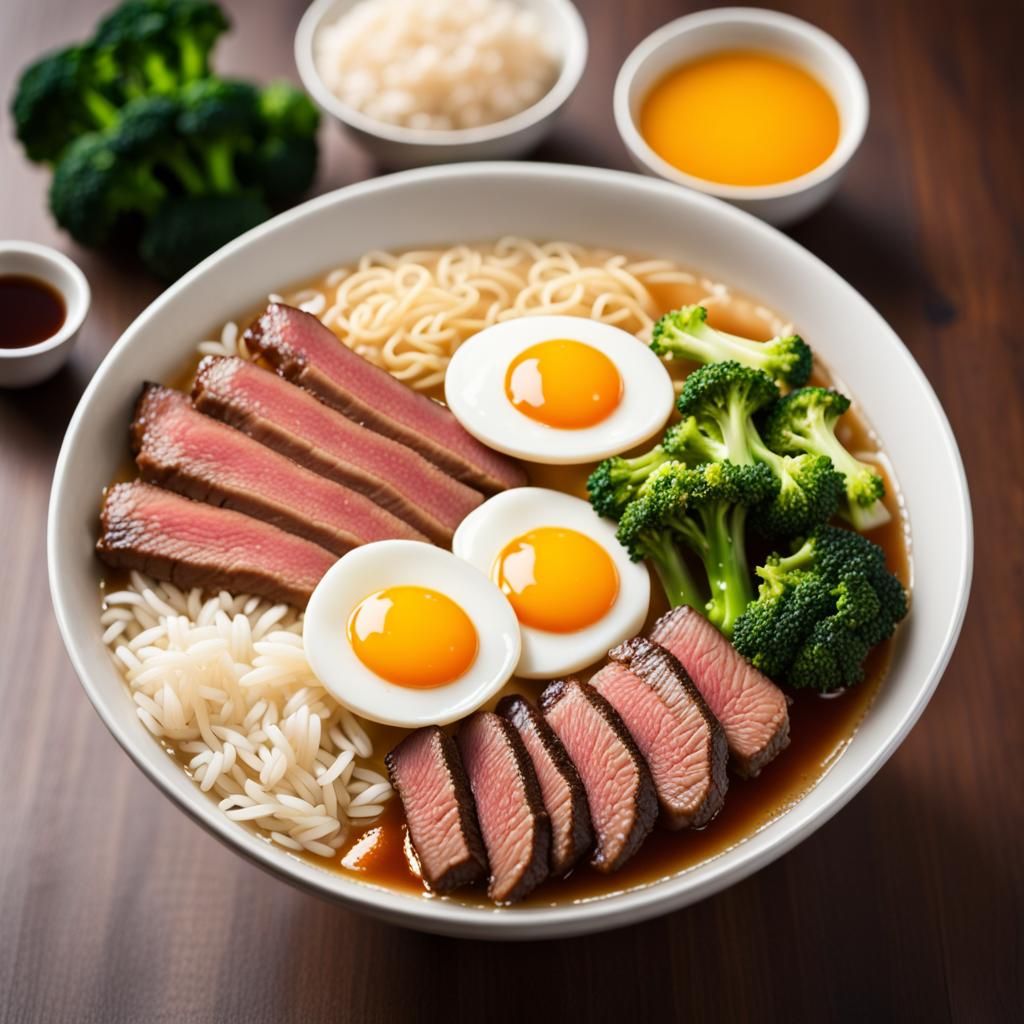 Ramen and rice