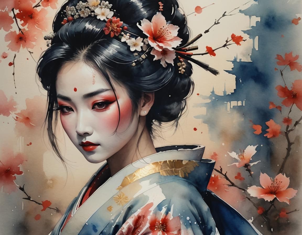 Beautiful geisha  by @That cinema teacher
