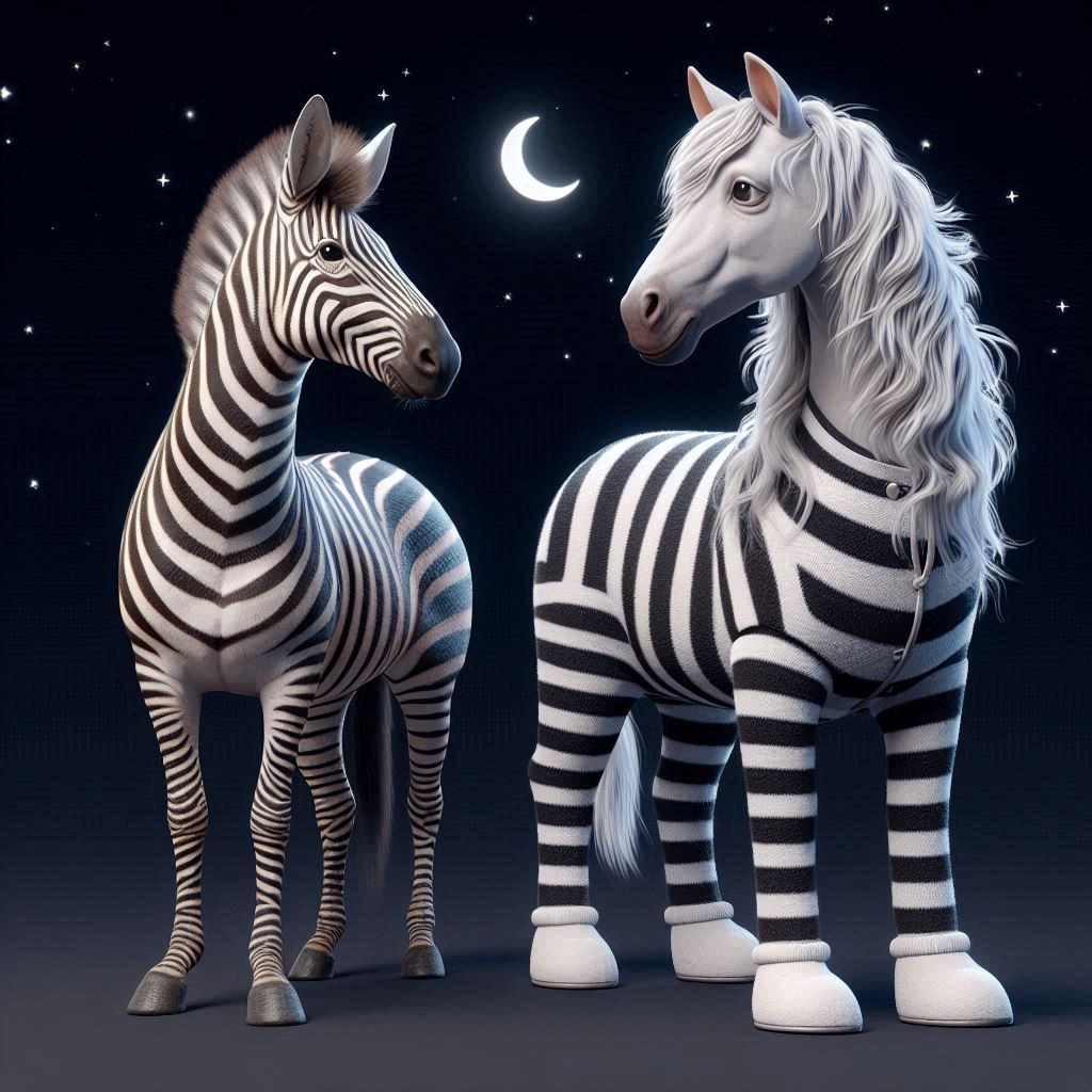 The Horse in the Striped Pajamas AI Generated Artwork NightCafe Creator