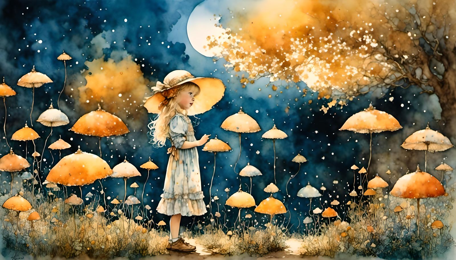 Try to remember... when life was slow and oh, so mellow...  by @NeuralNetCanvas