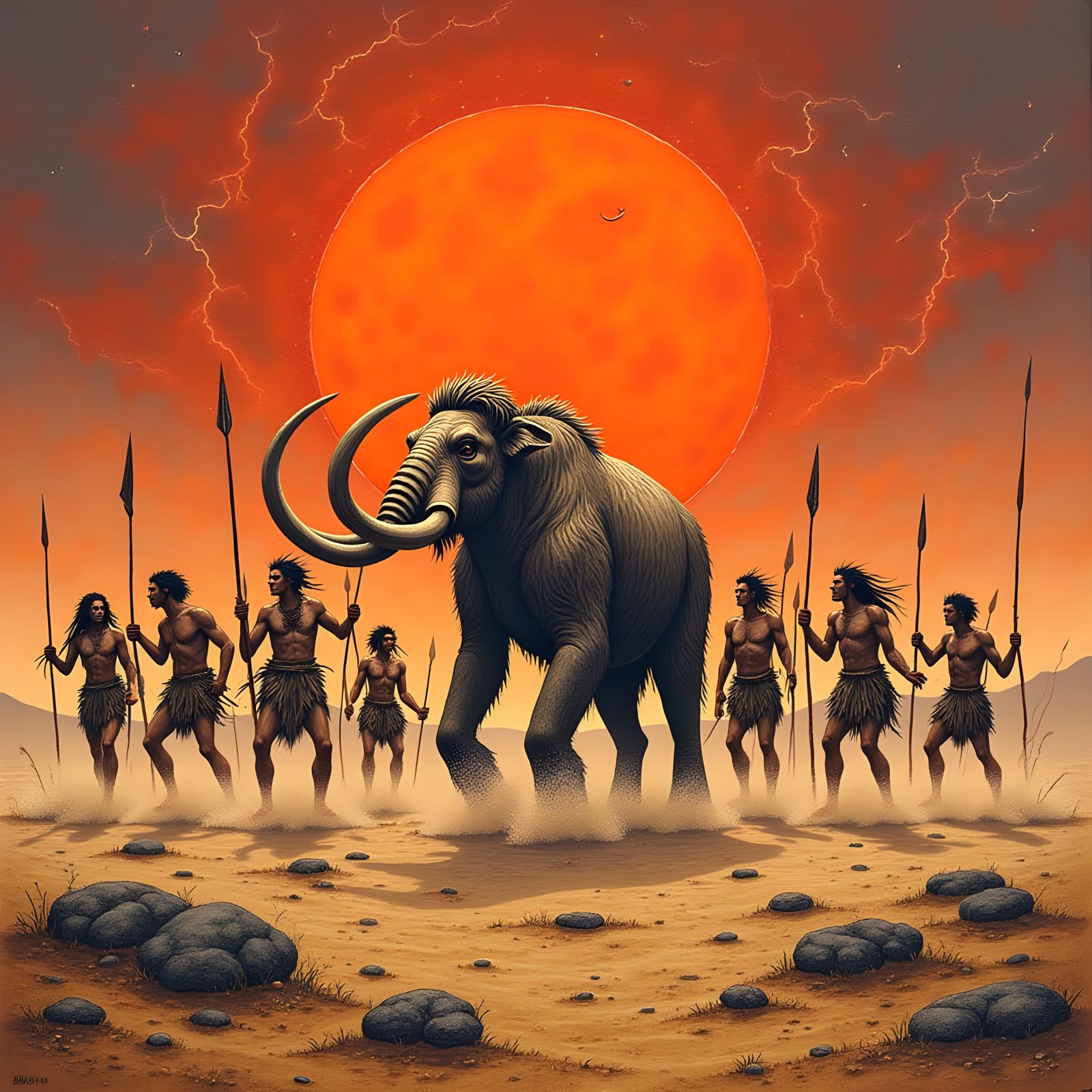 When the sun is a radiant red