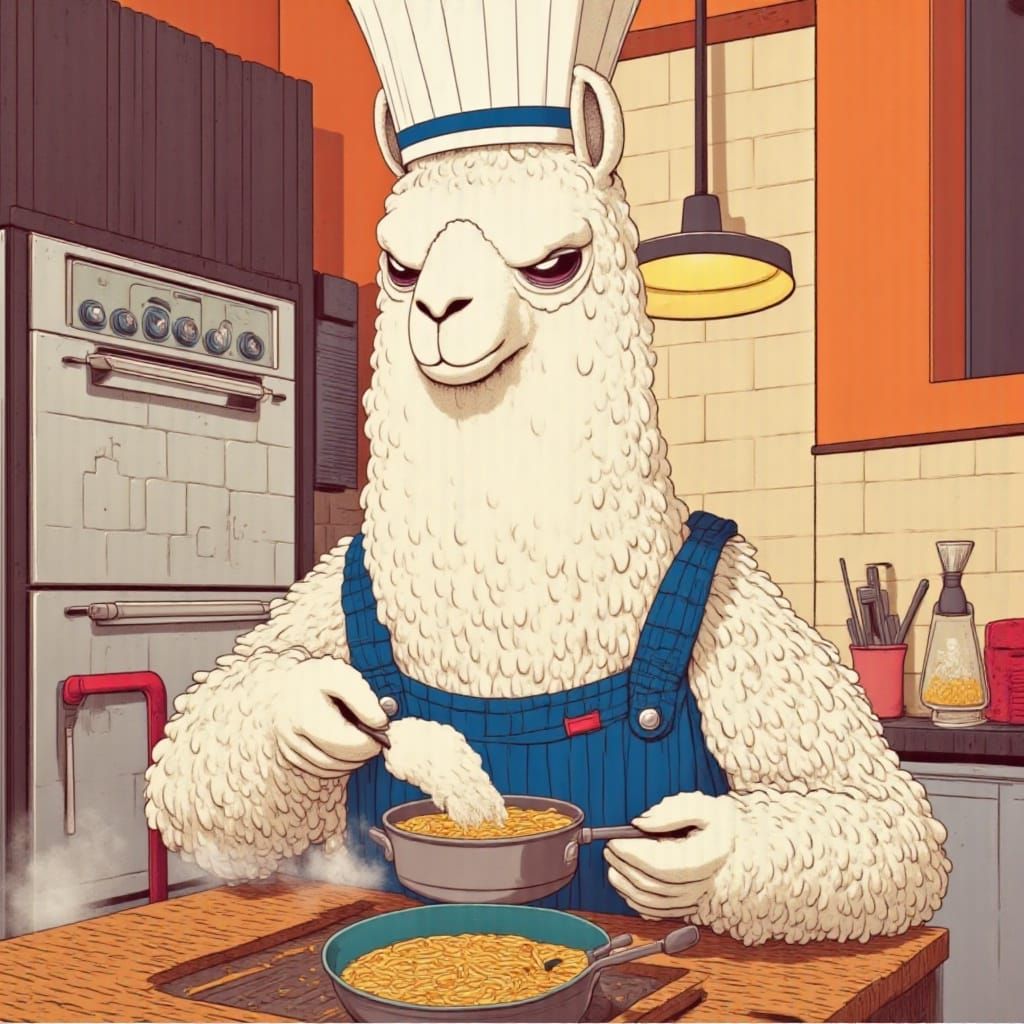 Pasta Chef Llama