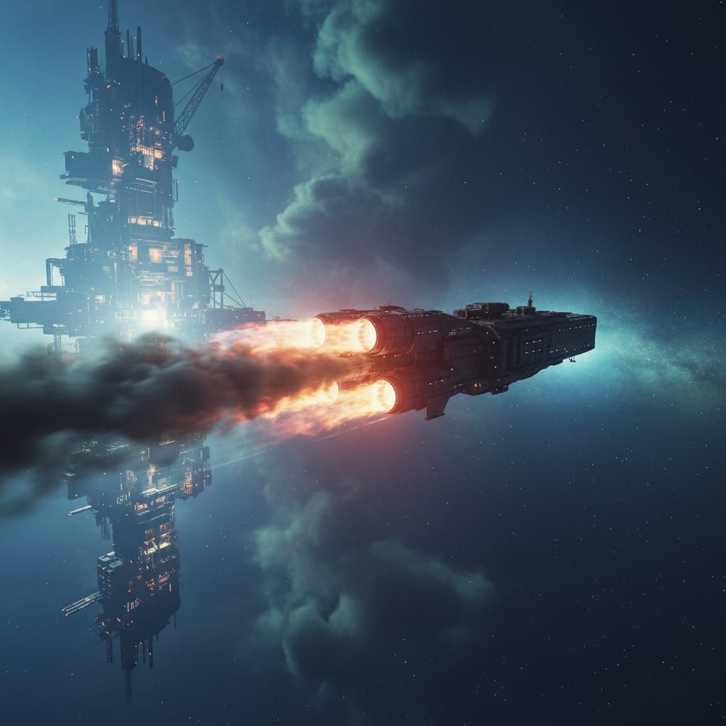 Leaving the Last Port in The Sojourner