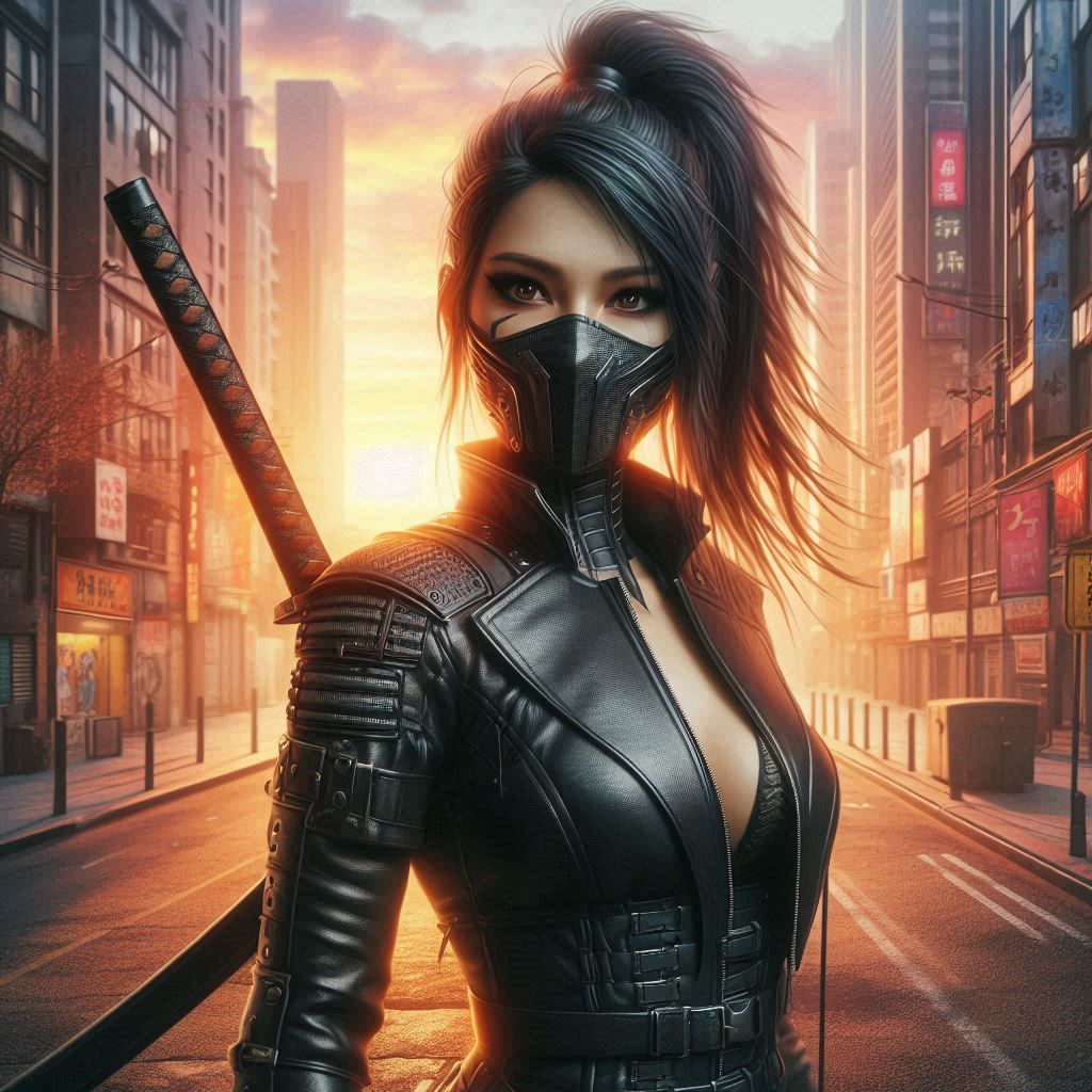 Cyberpunk Street Samurai 3