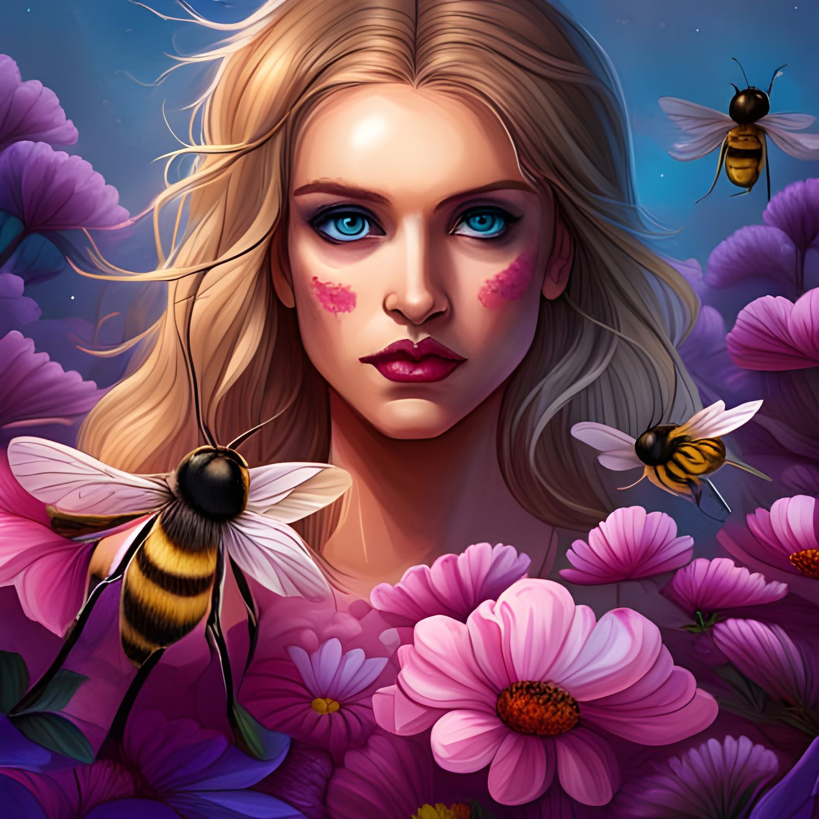 The Queen of the Bees - AI Generated Artwork - NightCafe Creator