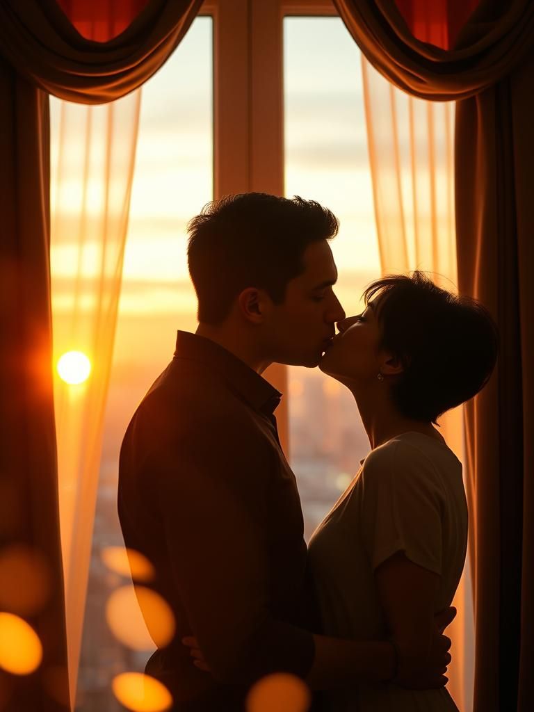 Romantic moment
