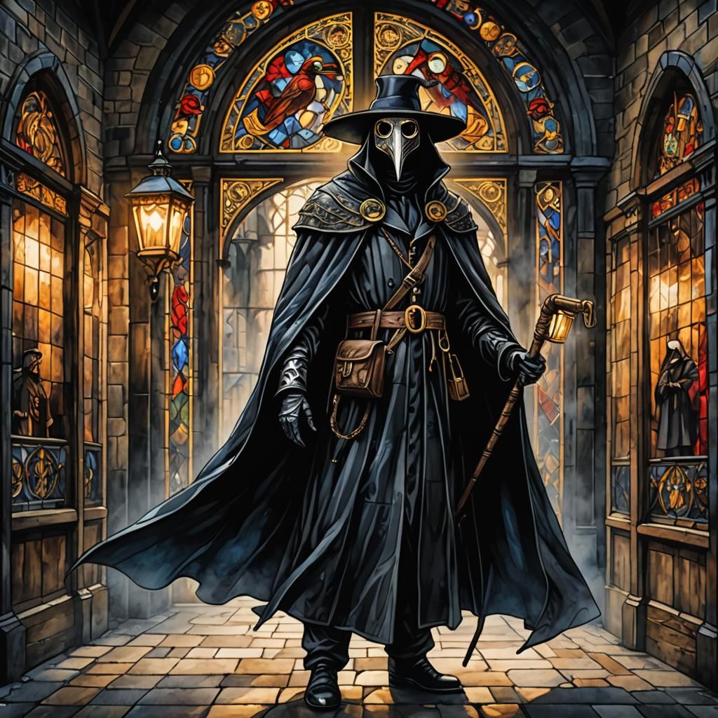 Plague Doctor Sanctuary  by @MBee