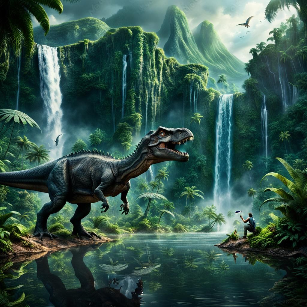 Jurassic world   by @Queen of hearts