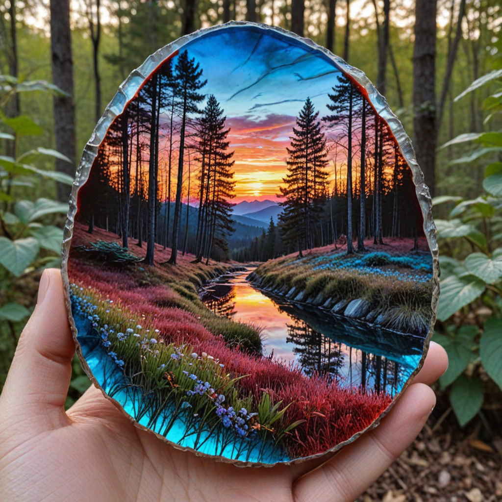 The woods are lovely, dark, and deep,But I have promises to keep  by @Gustav Gans