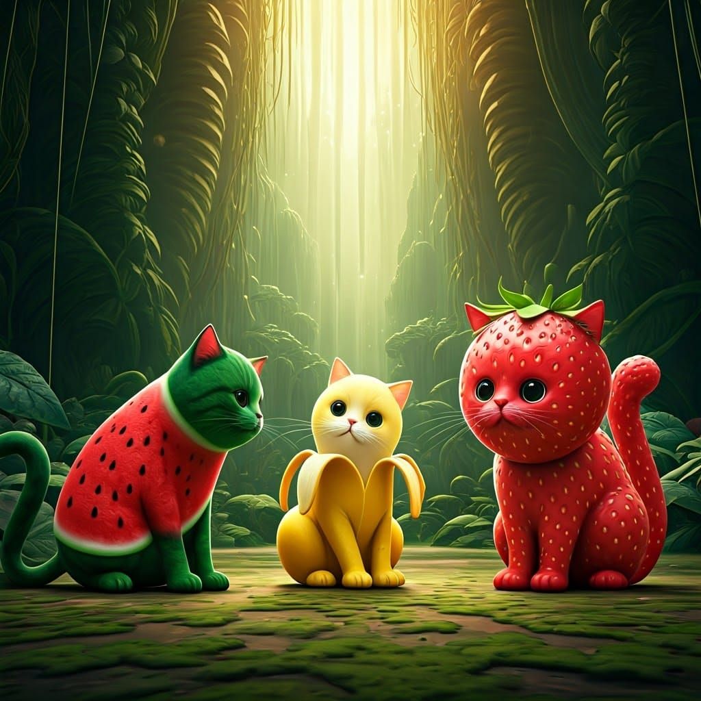 Cat Fusion   by @Orphelia 