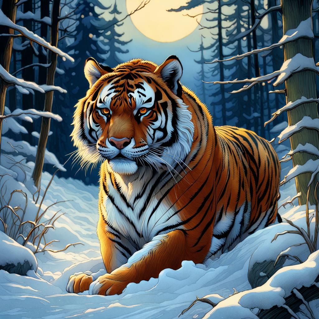 Siberian Tiger, tiaga