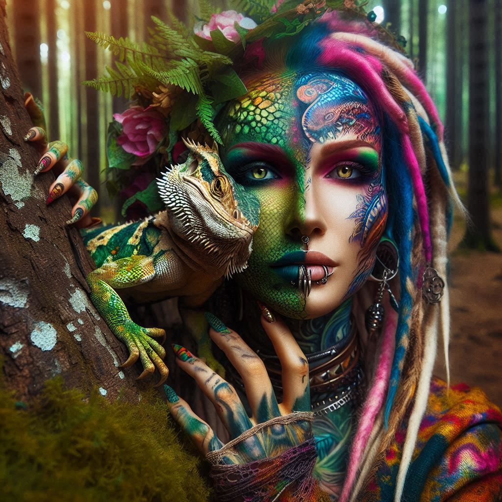 At one with the reptiles