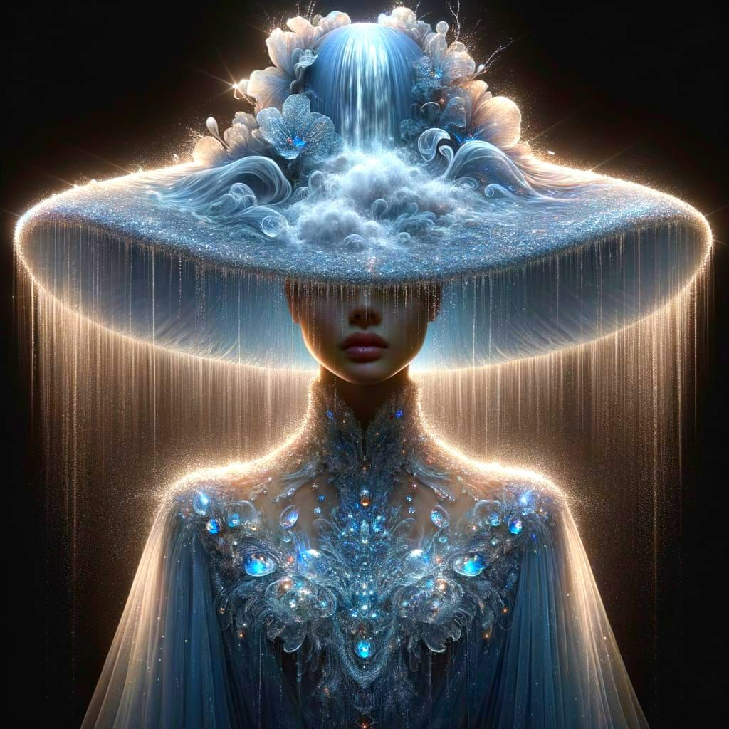 A Very Large Hat: Veil of Cascading Waterfalls  by @AGamerWithNoName