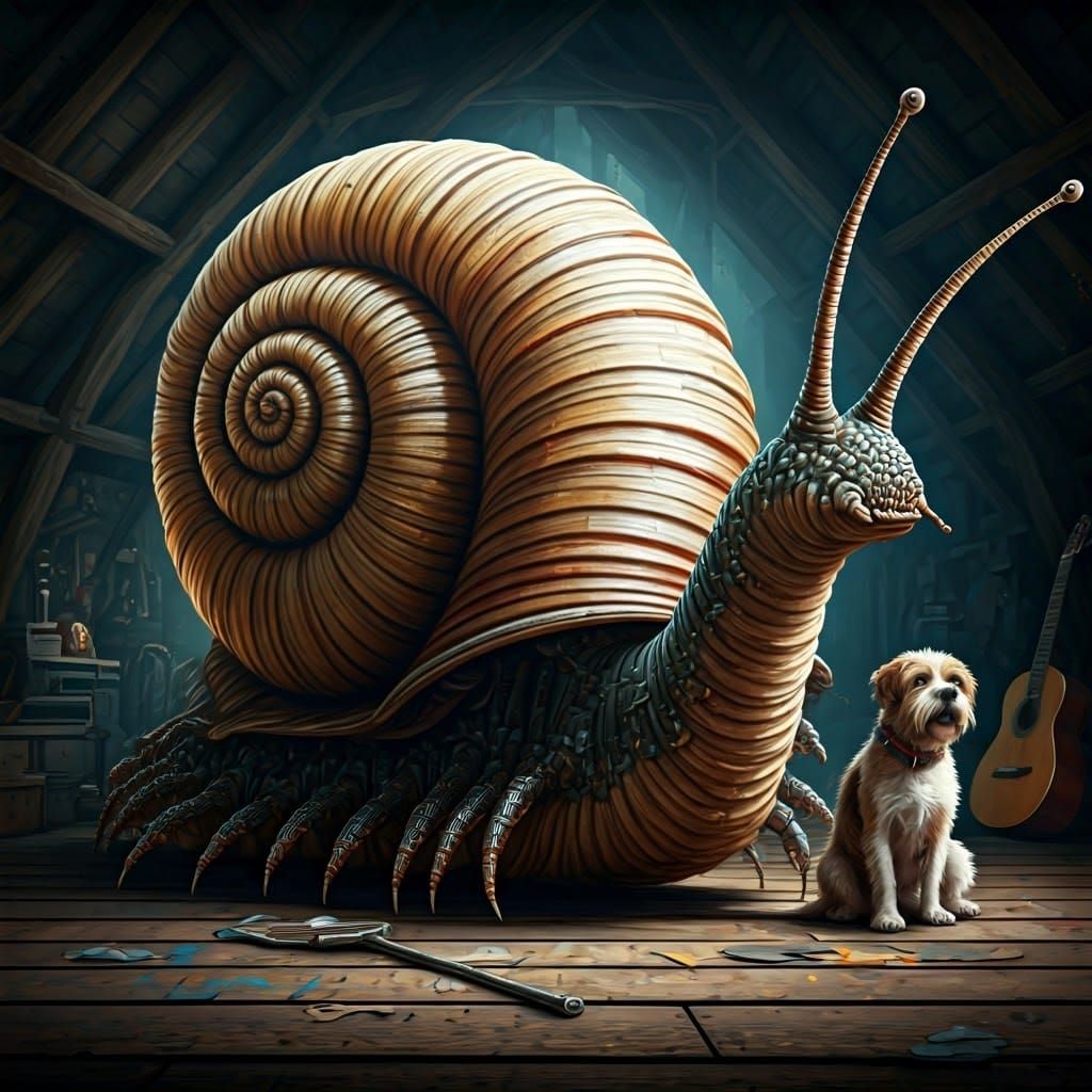 unlikely pair - 0 likes  by @MindArtXL