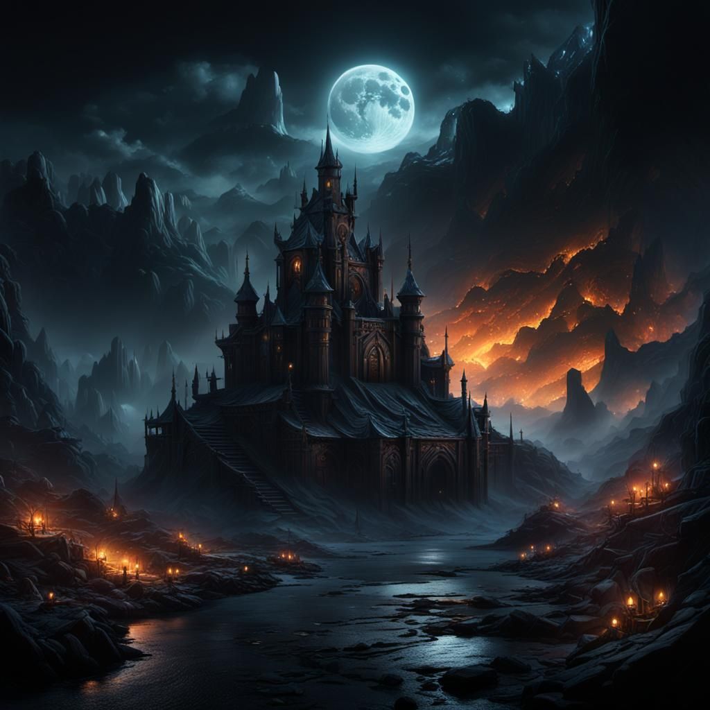 Engulfed in darkness, like endless night. There is no hope, ...