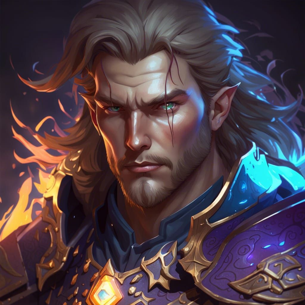 sorcerer paladin male dnd fantasy - AI Generated Artwork - NightCafe ...