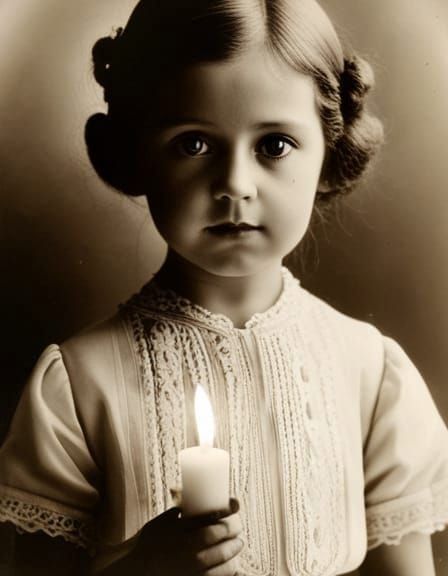 Girl with Candle 🕯