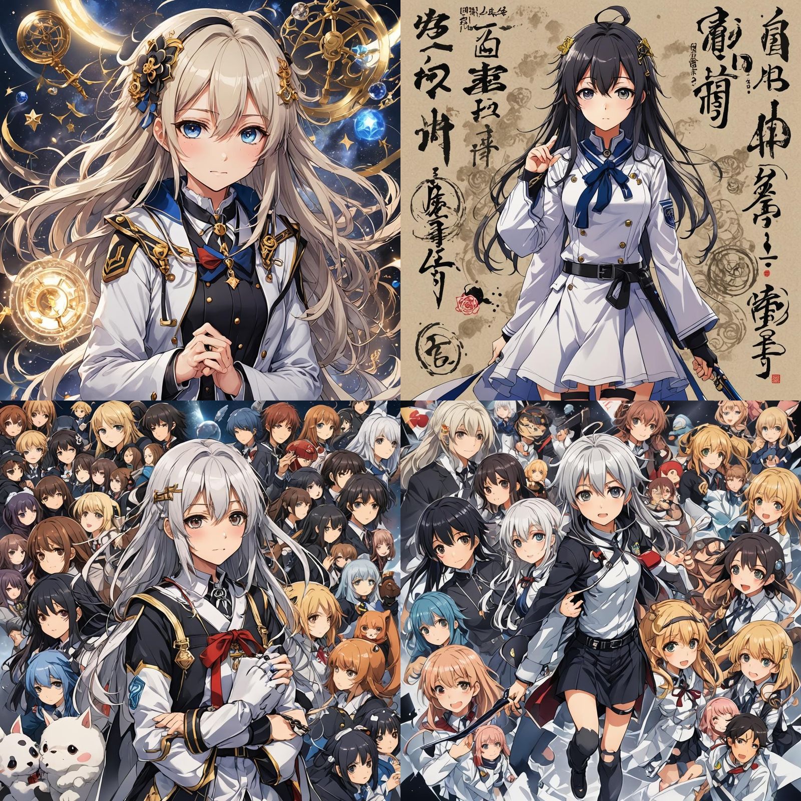 Anime Style Person Asleep: Manga Key Visual