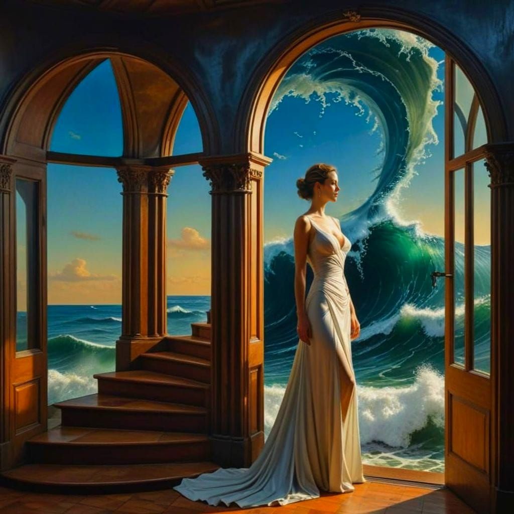 Surreal Stairways: An Escher-Inspired Labyrinth