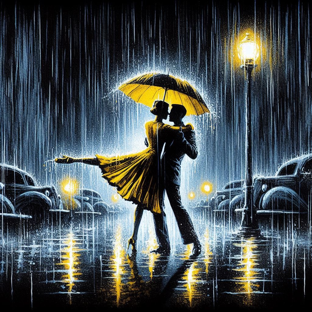 Intimate Dance in the rain
