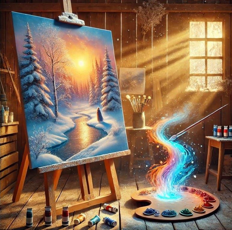Brush of Magic: Winter Comes to Life