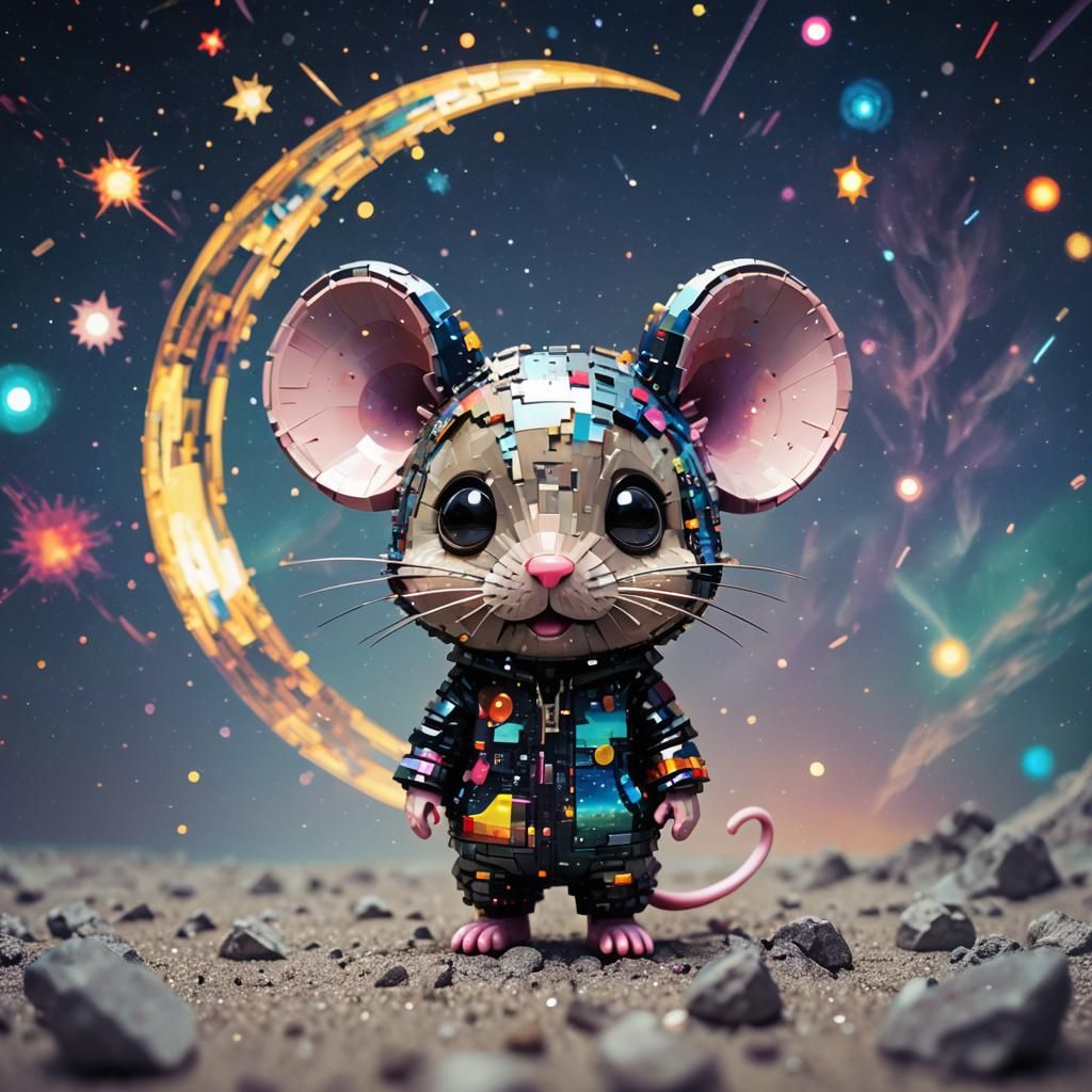 Glitch Mouse  by @ELY M