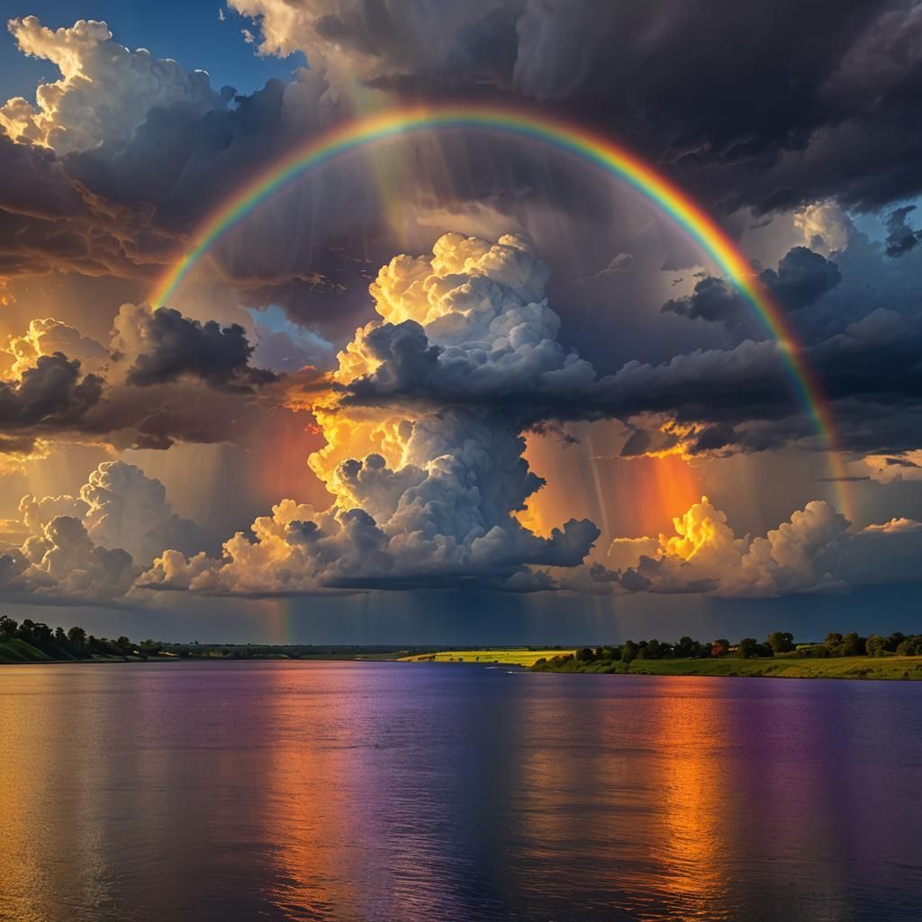 Sunrise after the rain