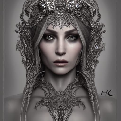 Void Queen 1.0 - AI Generated Artwork - NightCafe Creator