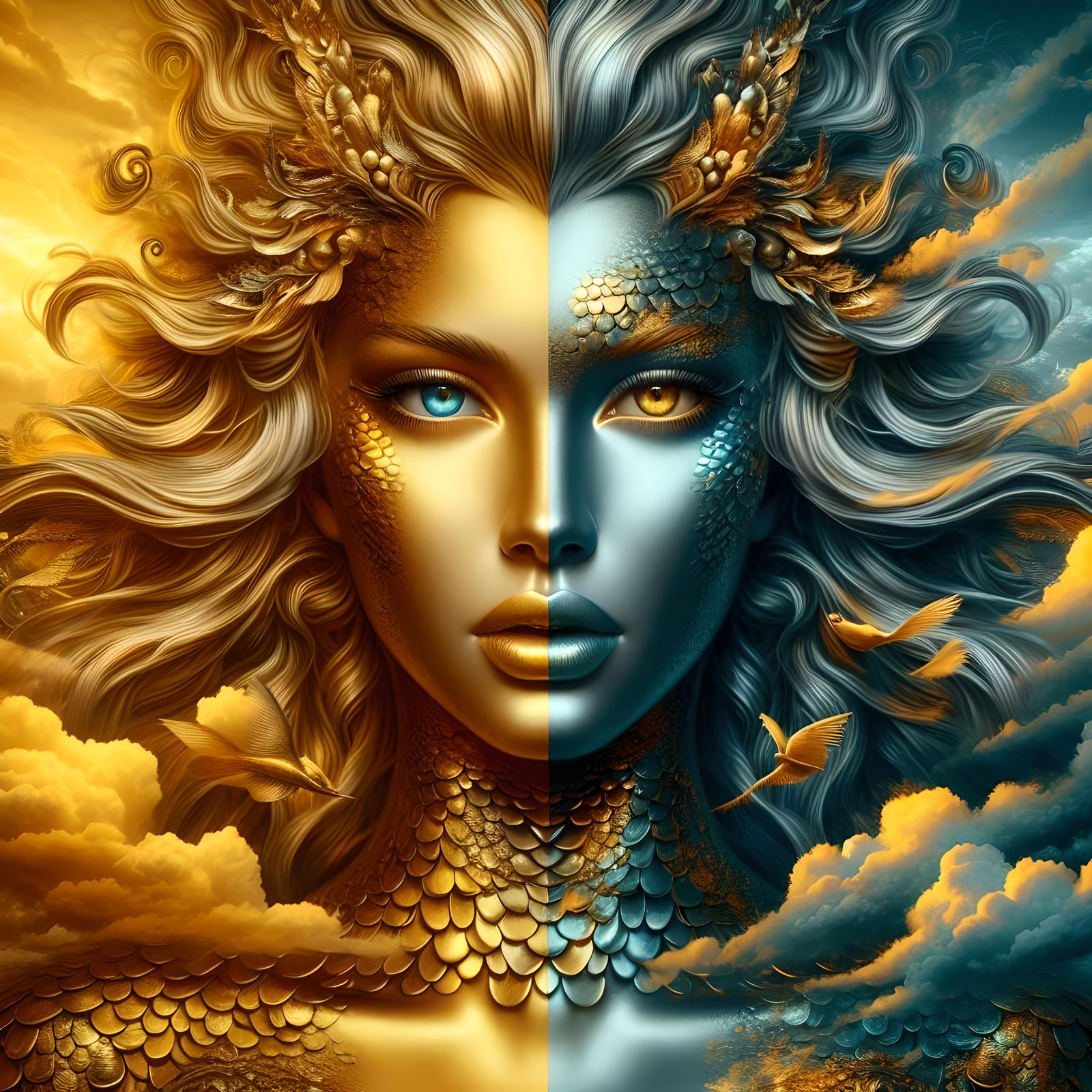 Goddess Of The Sun And Sea