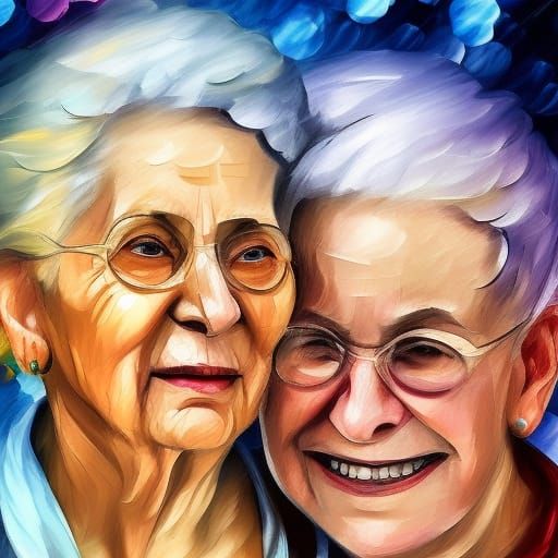 Sisters - AI Generated Artwork - NightCafe Creator