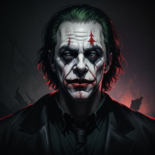 MICHAEL MYERS AS THE JOKER.
