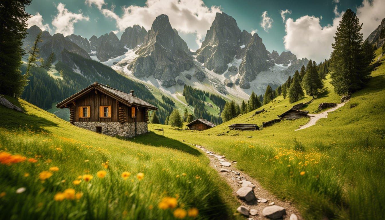 the majestic beauty of the European Alps