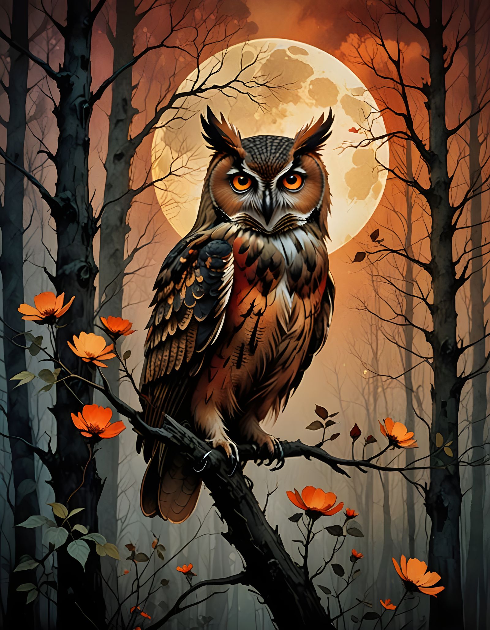 Midnight Owl  by @Jazzygirl111