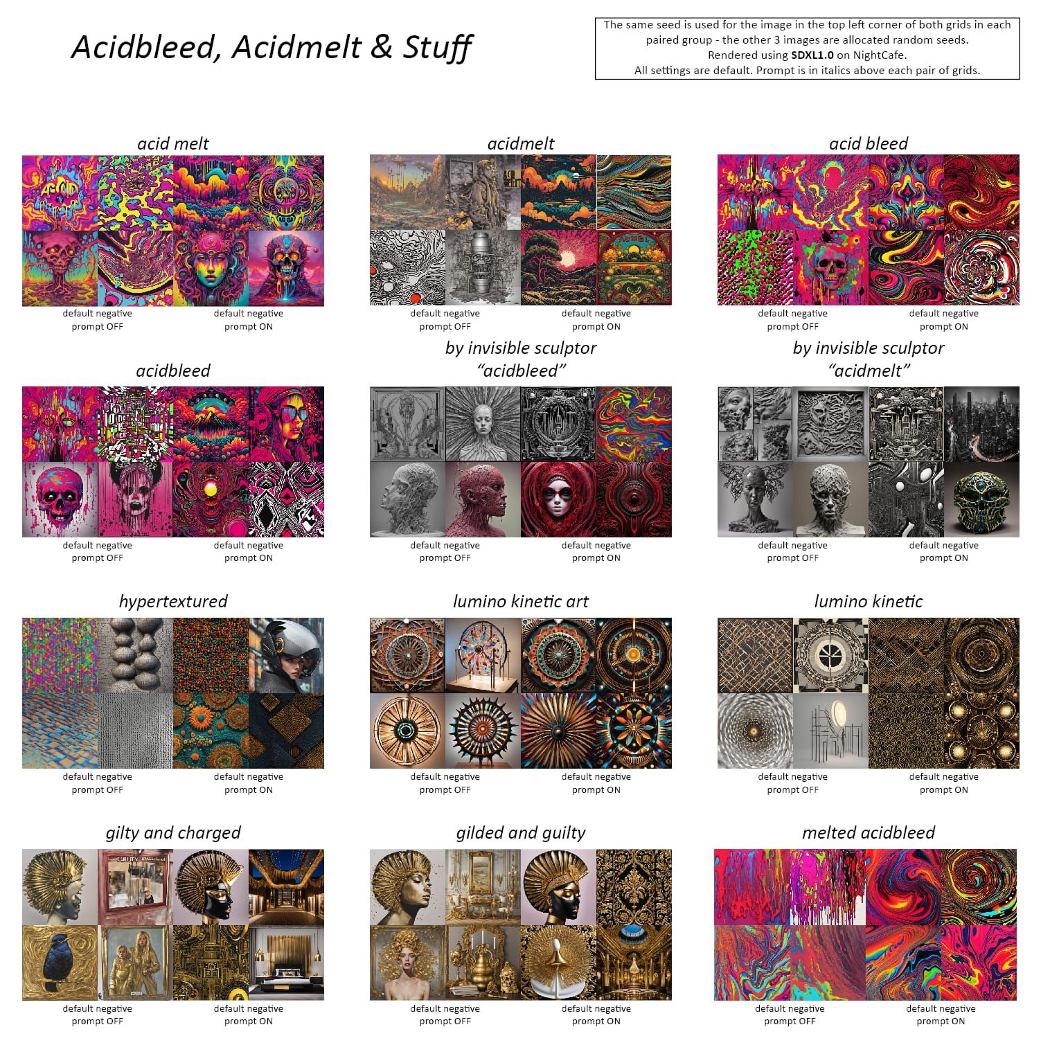 Acidbleed, Acidmelt & Stuff