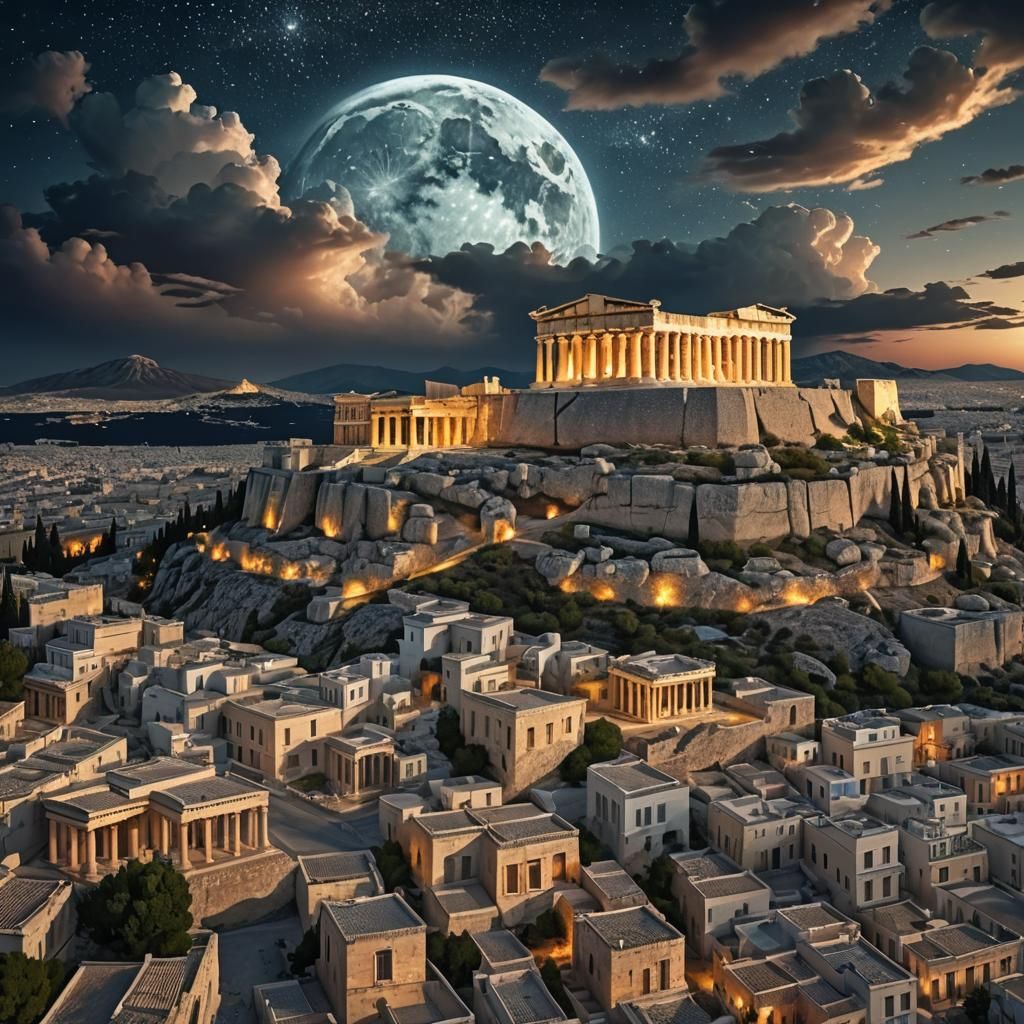 An Breathtaking aspect of ancient Athens real estate wth dyn...