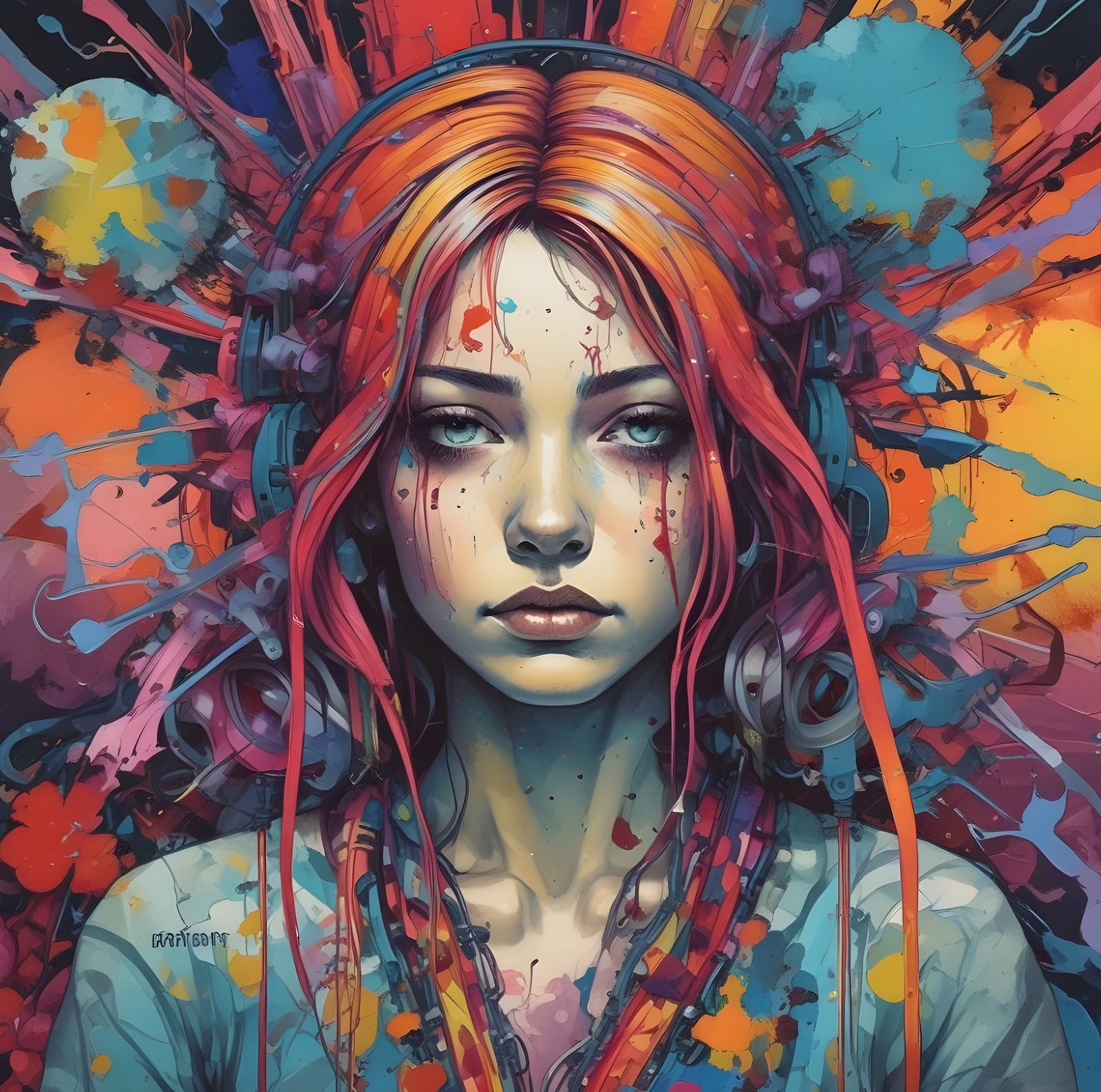 Broken Mind Abstract