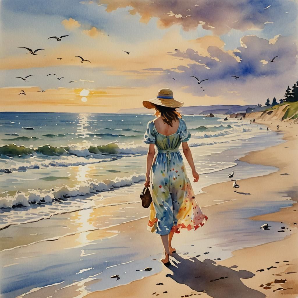  Plage  by @Adalovelace