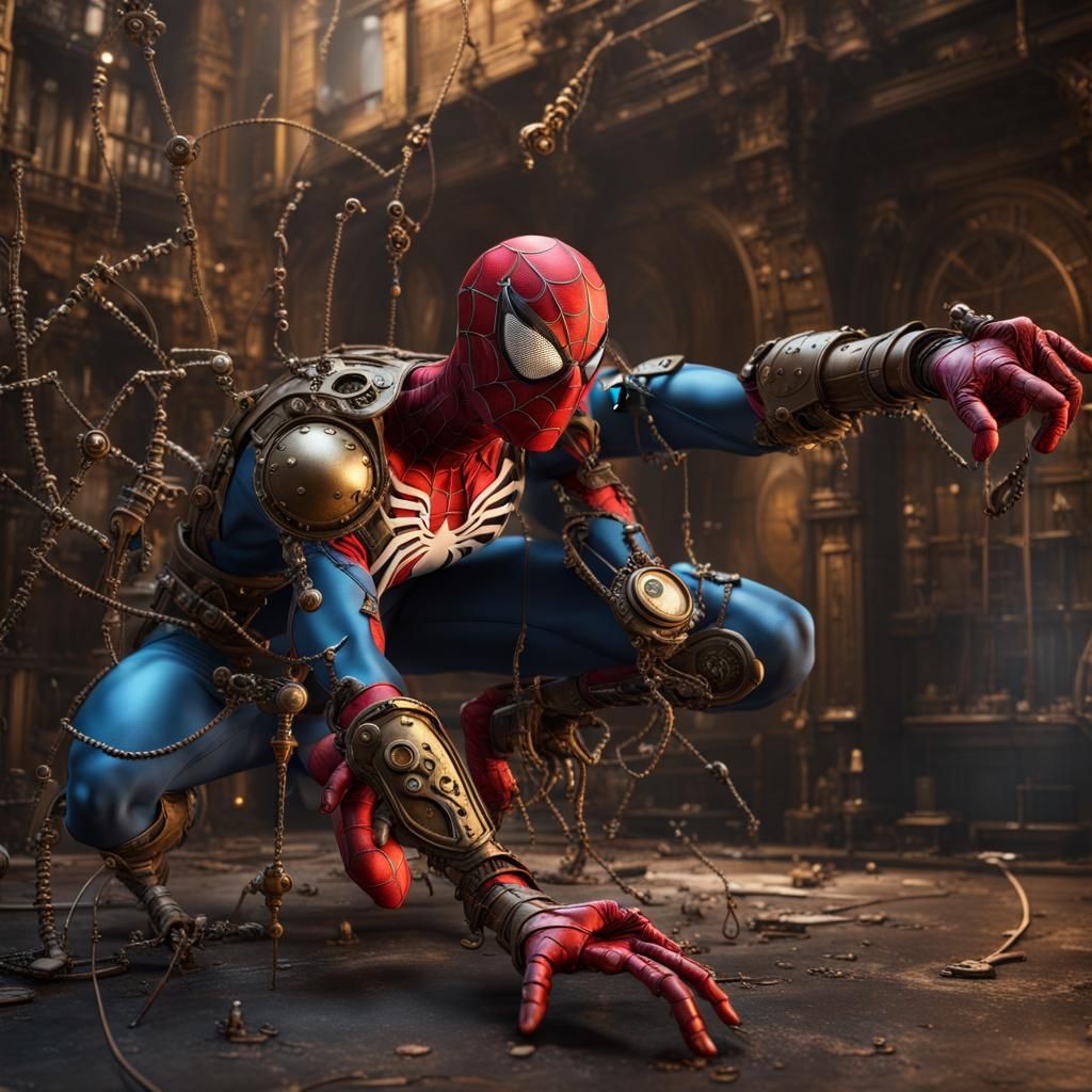 Steampunk spiderman 