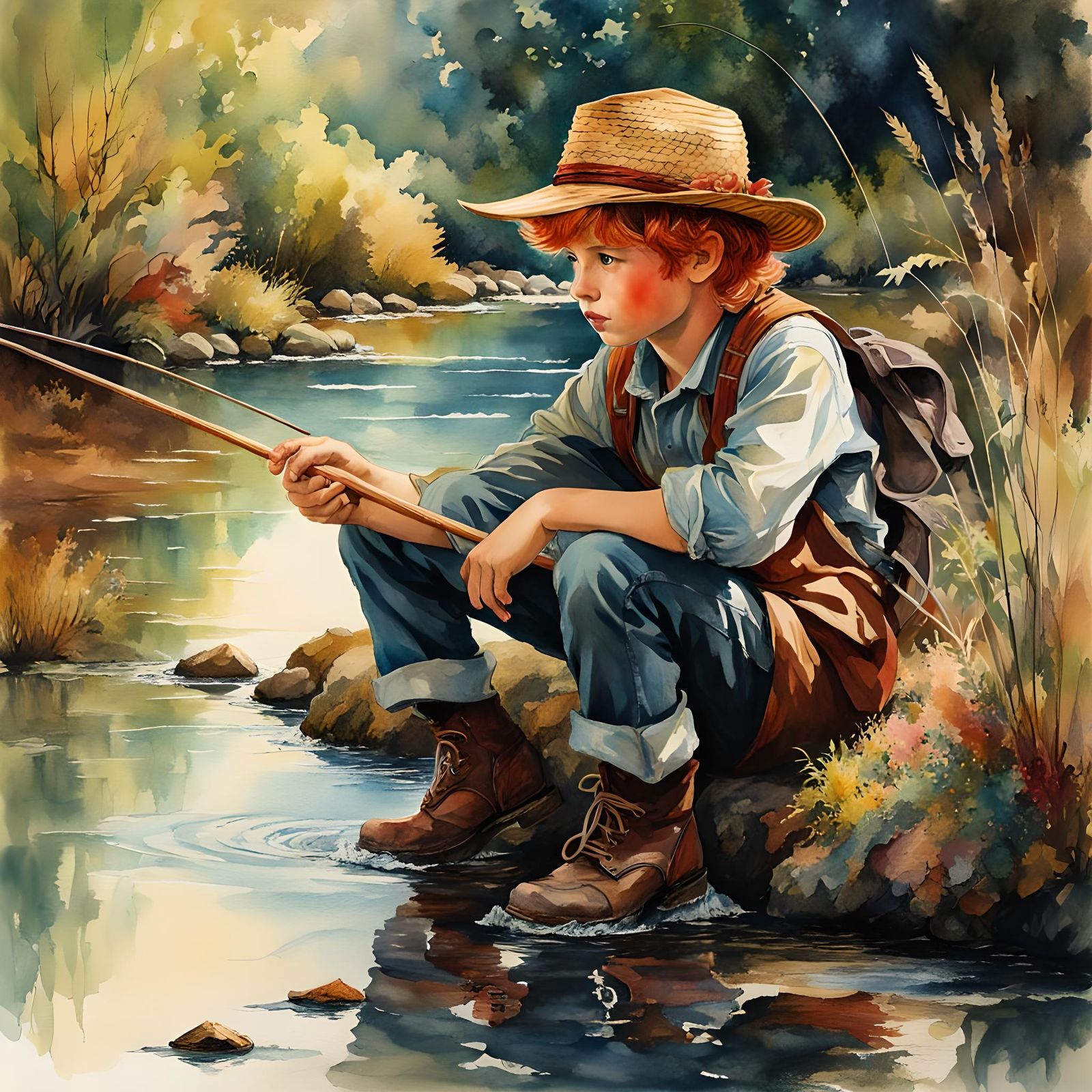 Fishing   by @Happy Jack