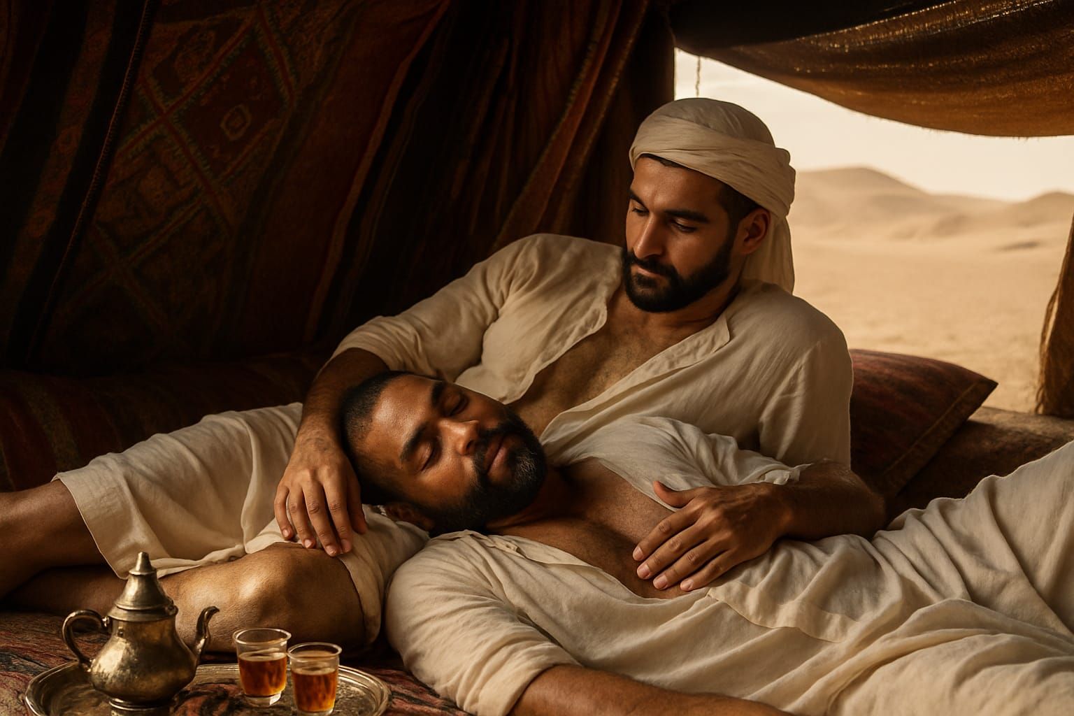 The tenderness of Bedouins whispers softly in the desert's i...
