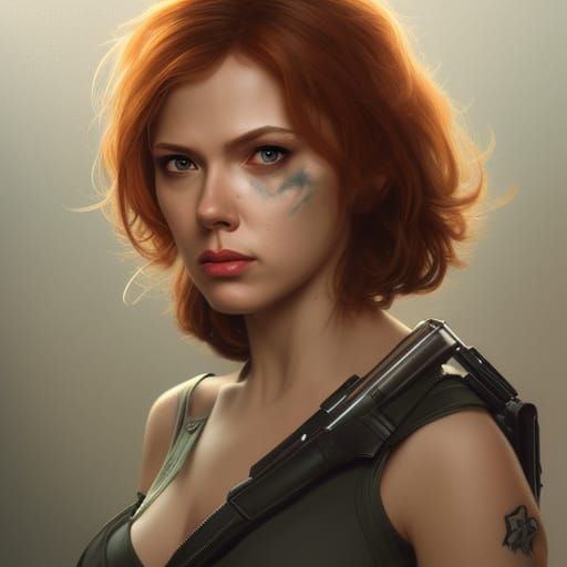 Natasha Romanoff aka Black Widow - AI Generated Artwork - NightCafe Creator