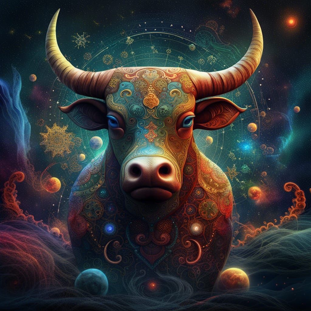 Astrology/ Taurus - AI Generated Artwork - NightCafe Creator