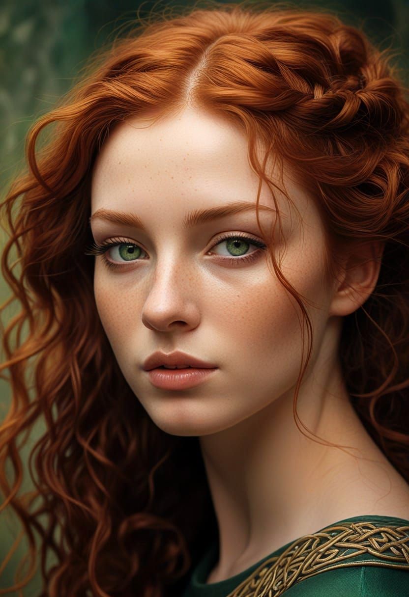 Portrait of Irish Lass  by @undefined